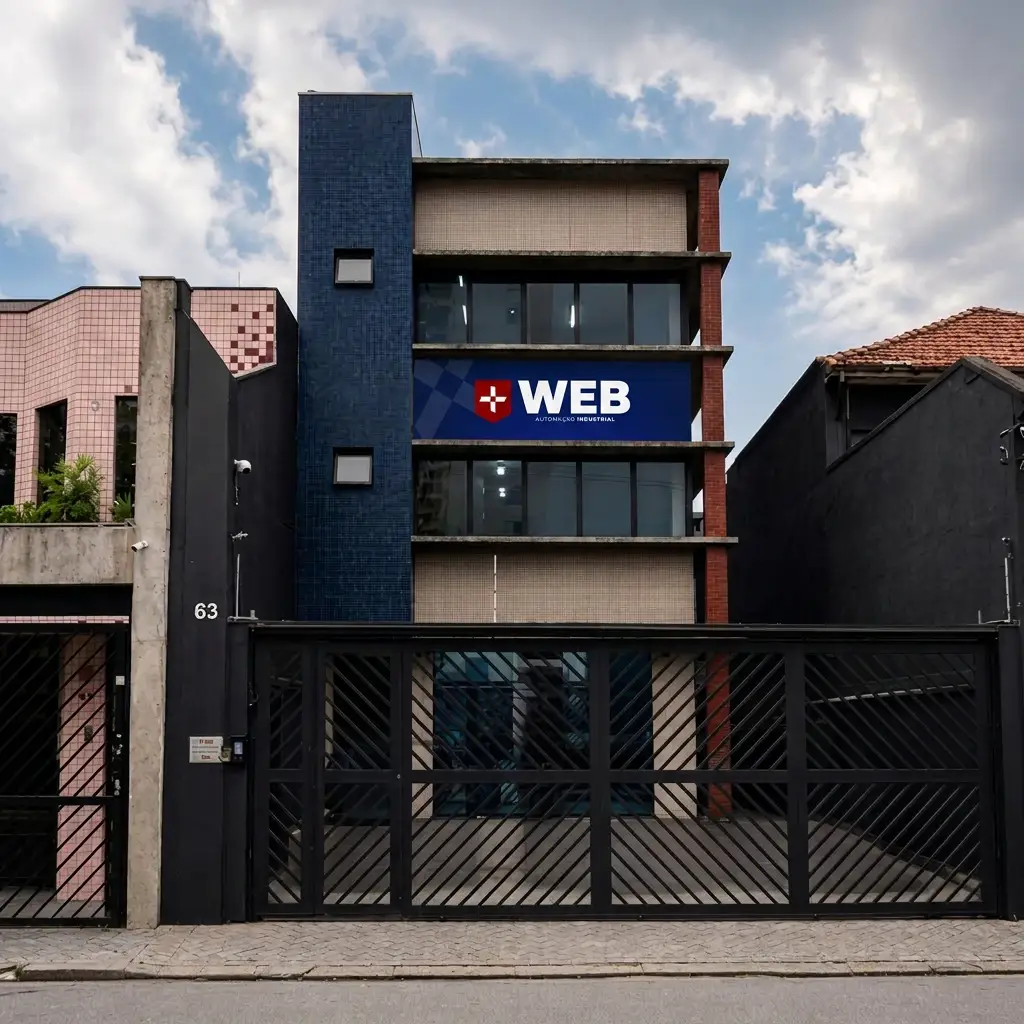 Fachada da sede da Web Automação Industrial, na Rua Lavínia Ribeiro, 63, em São Paulo